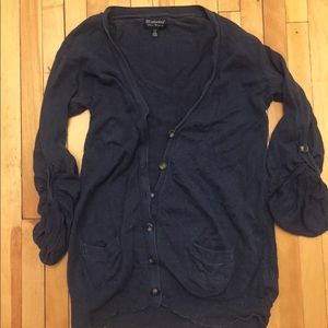 Navy blue cardigan